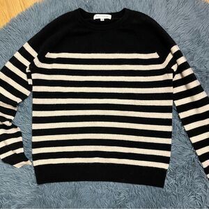 Mott & Bow Striped Cashmere Sweater